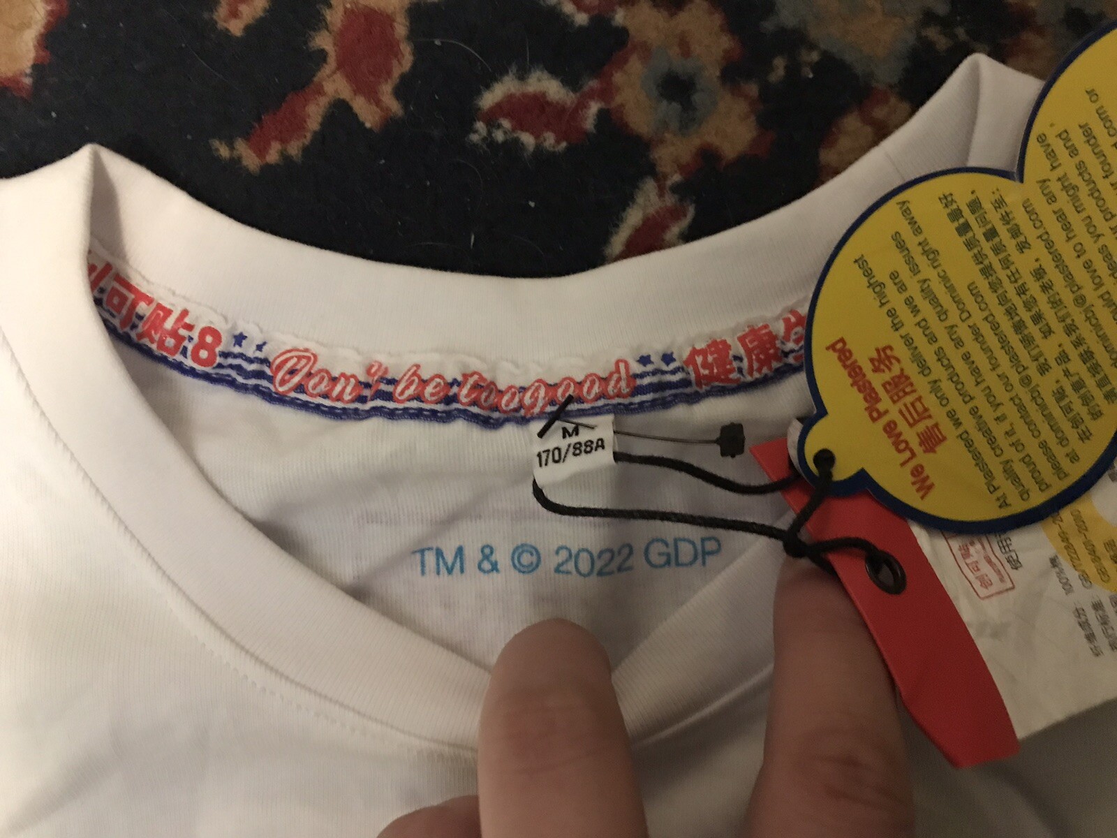 Grateful Dead Plastered Tshirt 2022 Bear NEW With Tags Medium