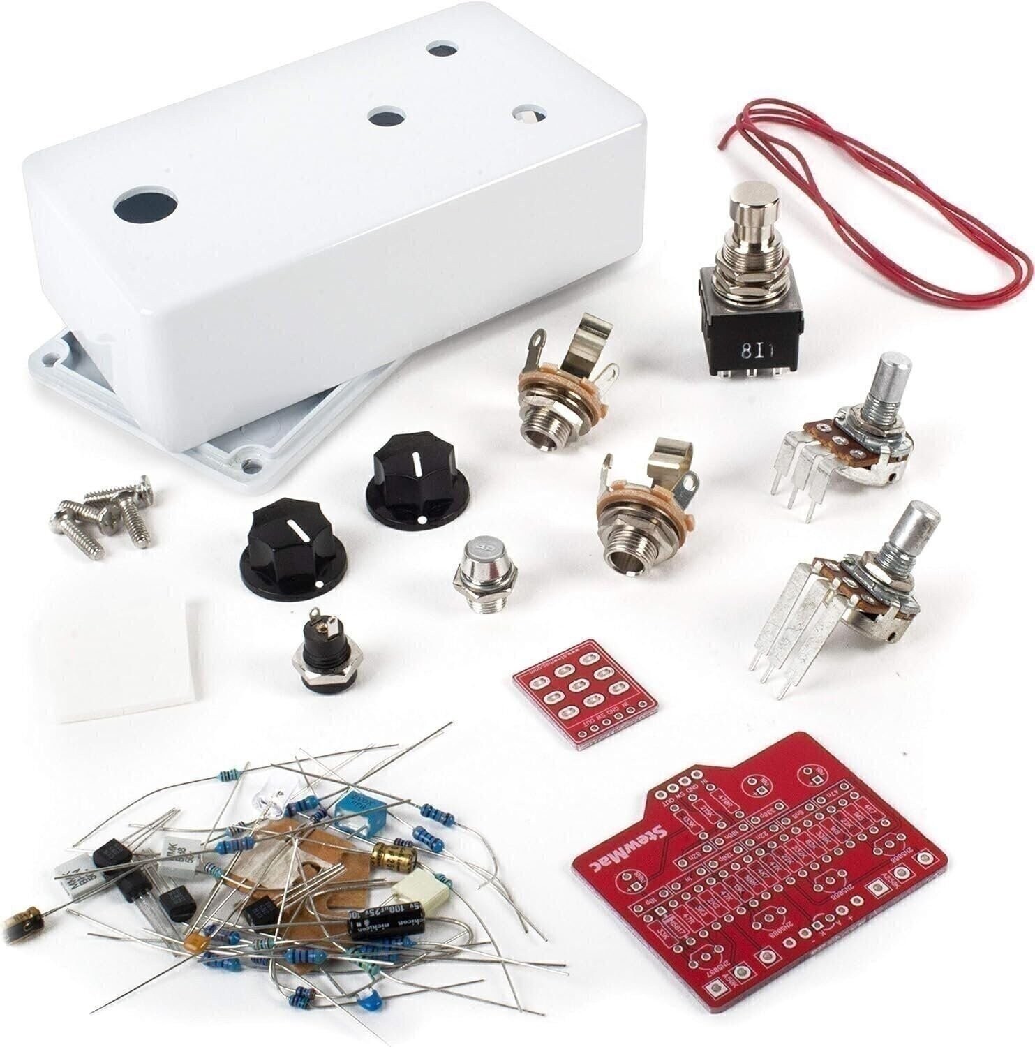 StewMac EC Expander Pedal Kit, With White Enclosure