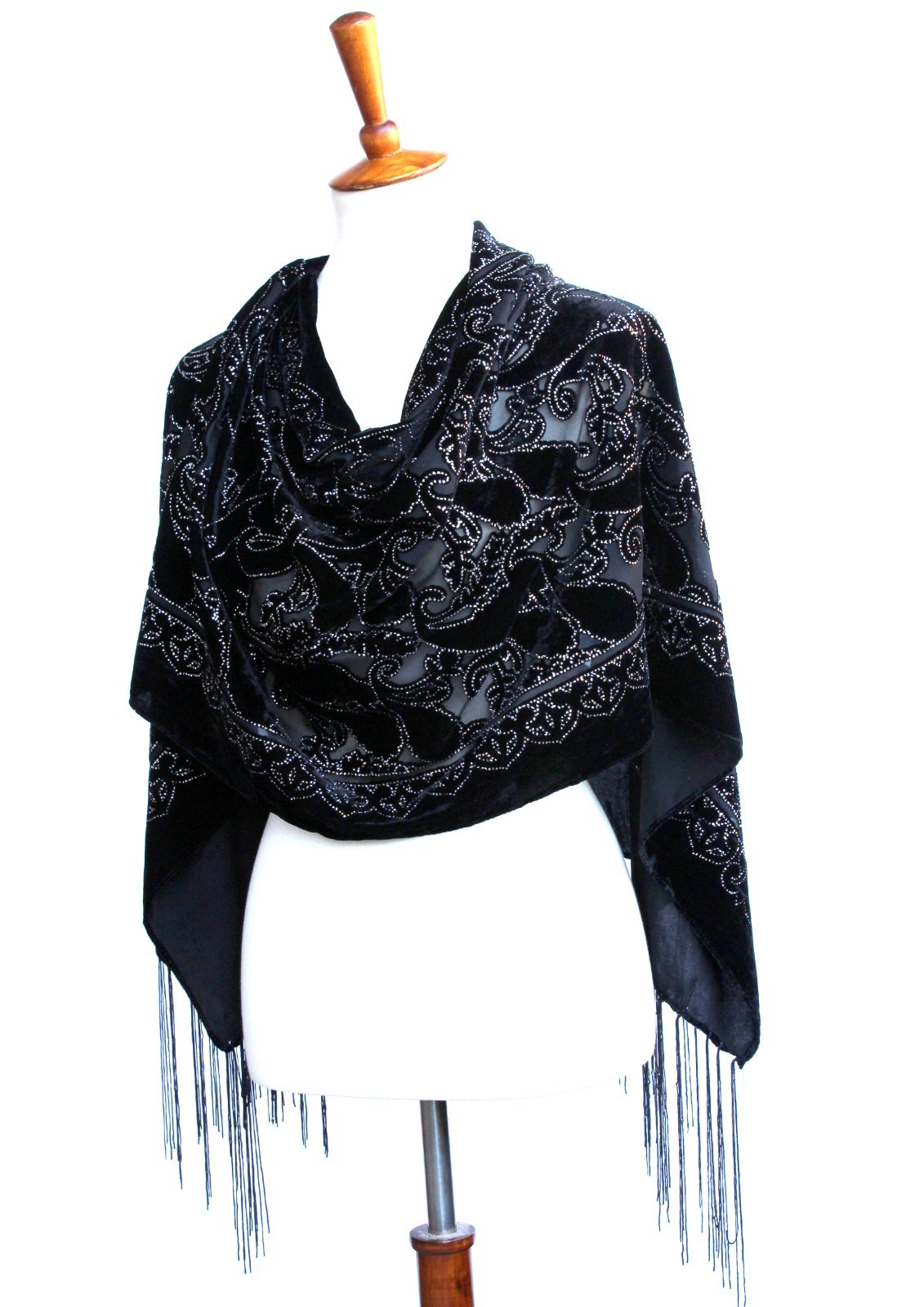 Buy More Wholesale price Women's Shawl Silk Burnout Velvet One Size Designed