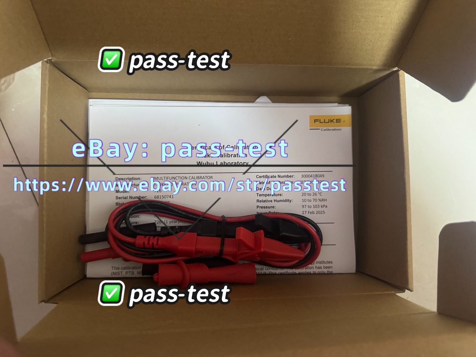 New Fluke 726 Precision Multifunction Process Calibrator