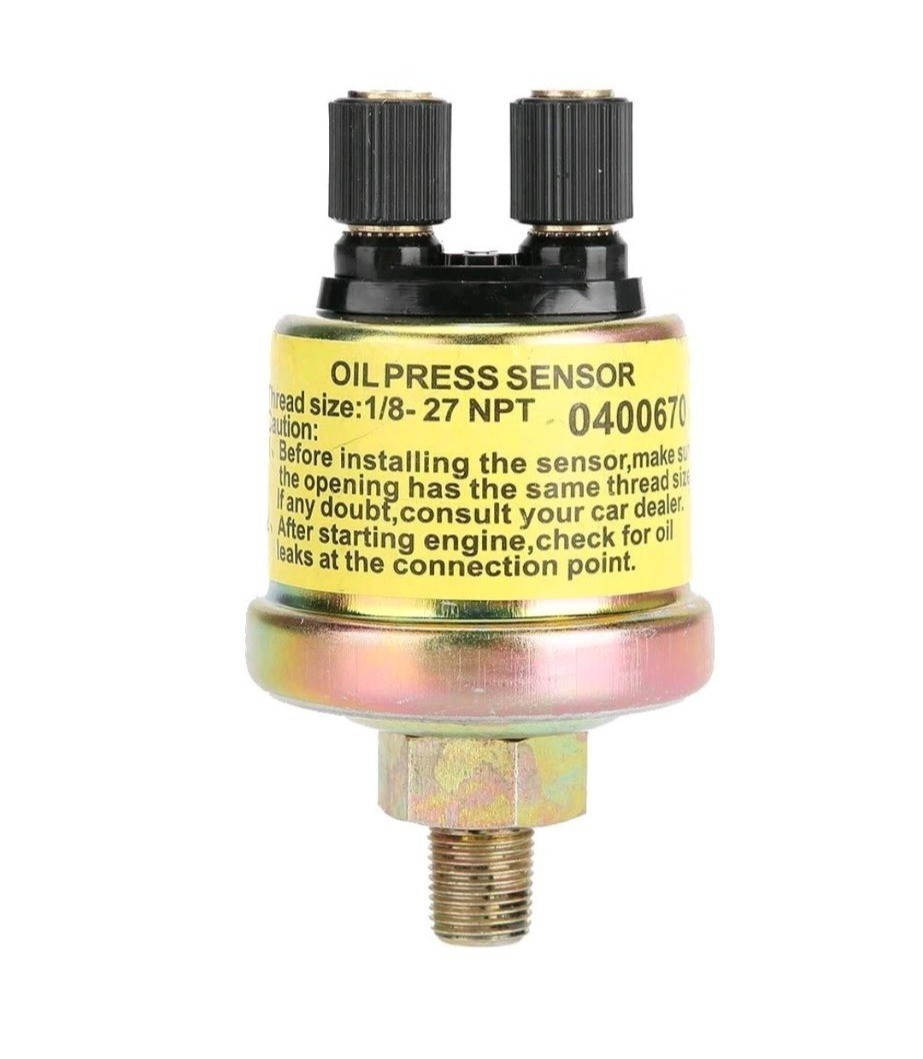 Universal Dual-End Oil Pressure Sensor 1/8-27 NPT Thread #0400670