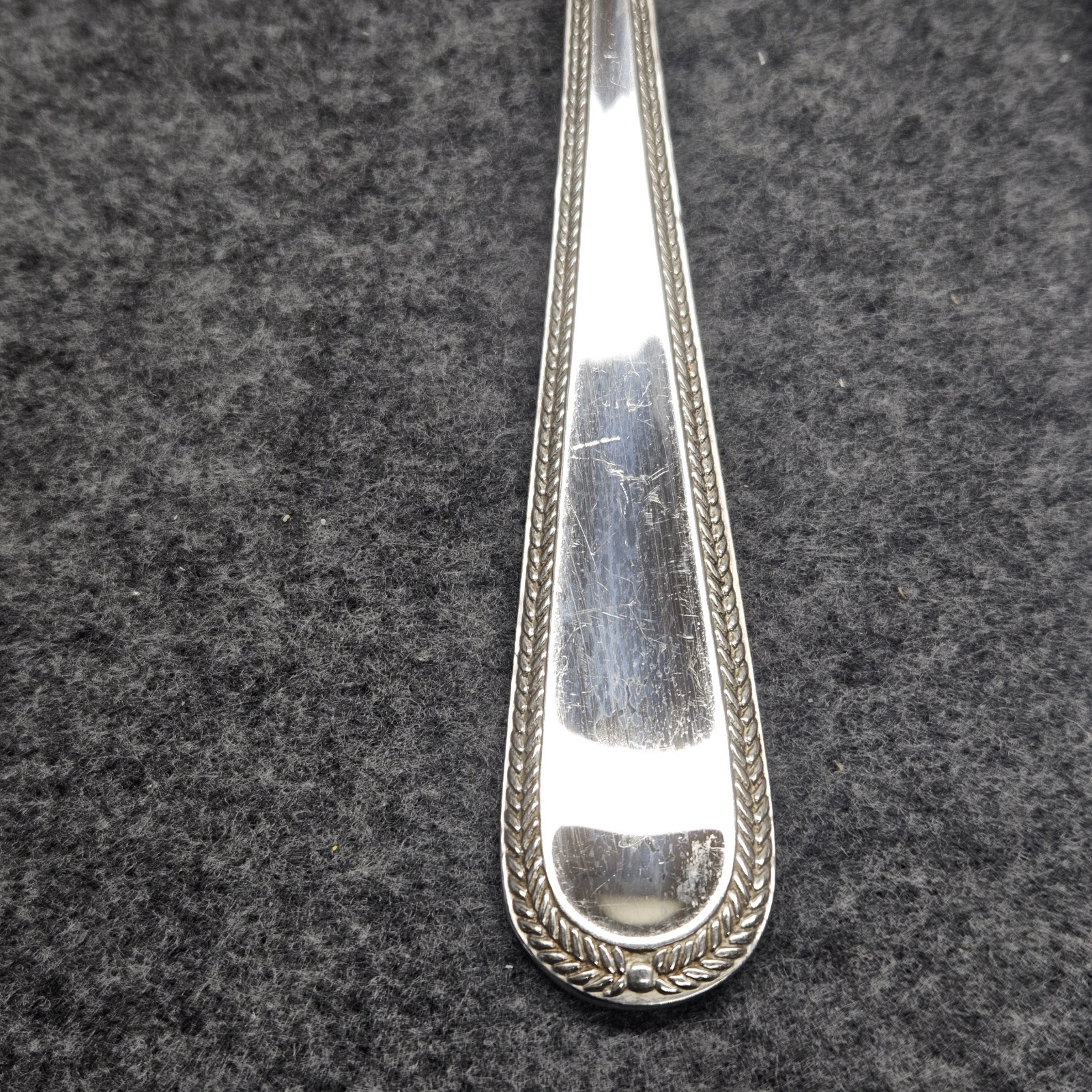 Gorham Braid Serving Hostess Set Spoon Slotted Fork Stainless Flatware Lot (3)