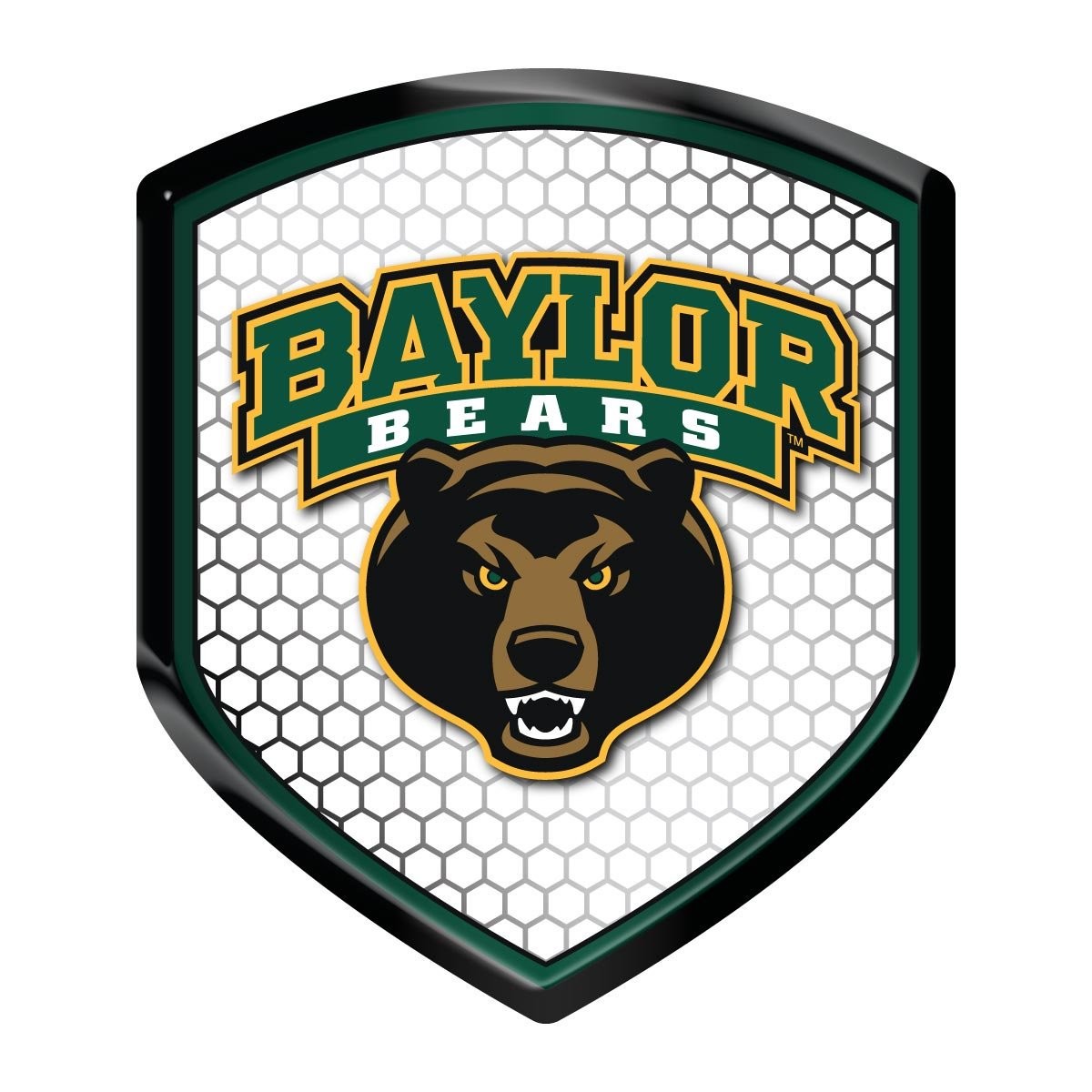 Baylor University Bears High Intensity Reflector, Shield Design, 2.5x3.5...