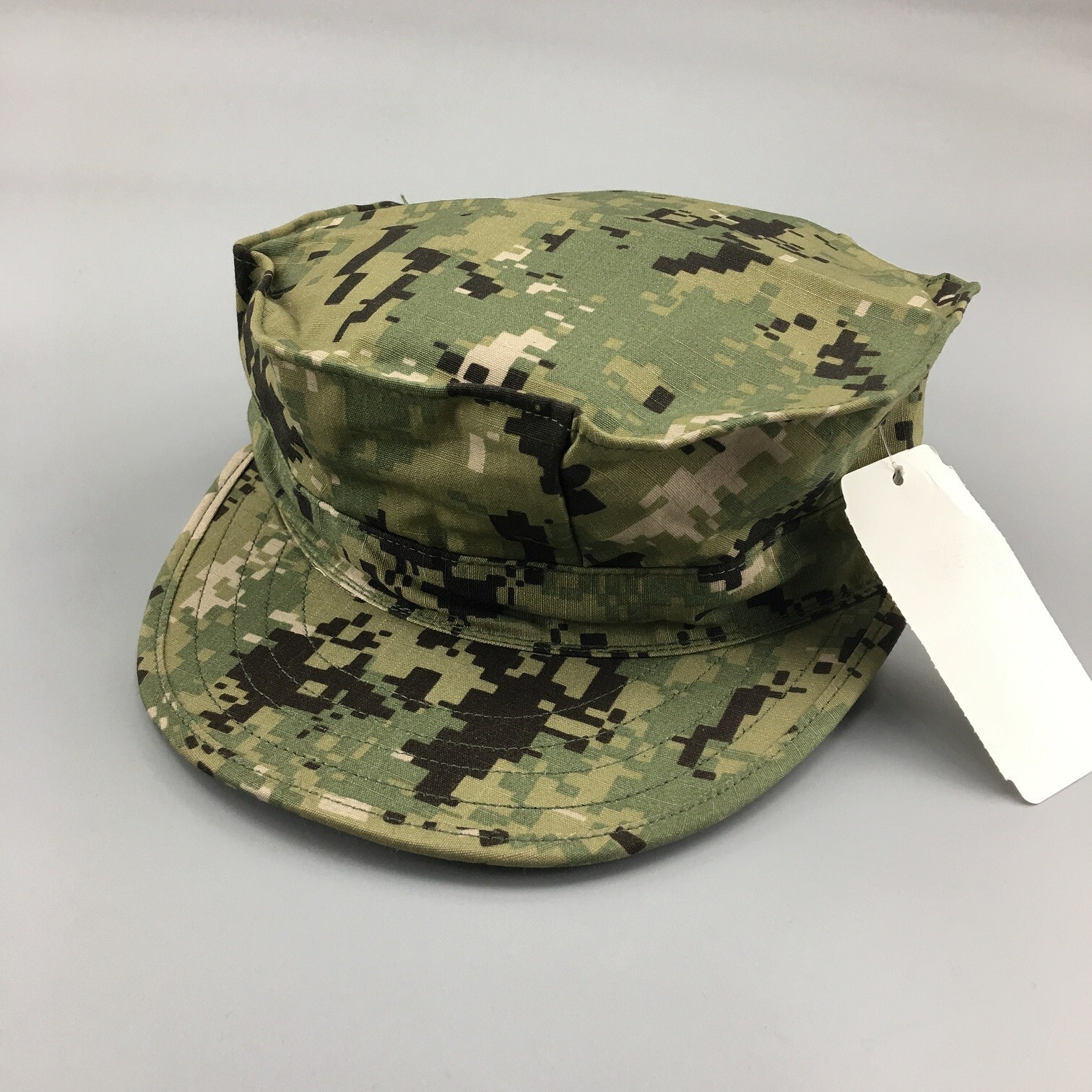 NEW US NAVY NWU Type III AOR2 Woodland  UTILITY 8 Point CAP Hat cover 7 1/8