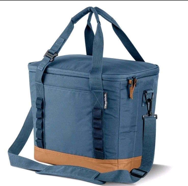 CleverMade Collapsible Tahoe 30 Cans Soft Sided Cooler - Great for Travel