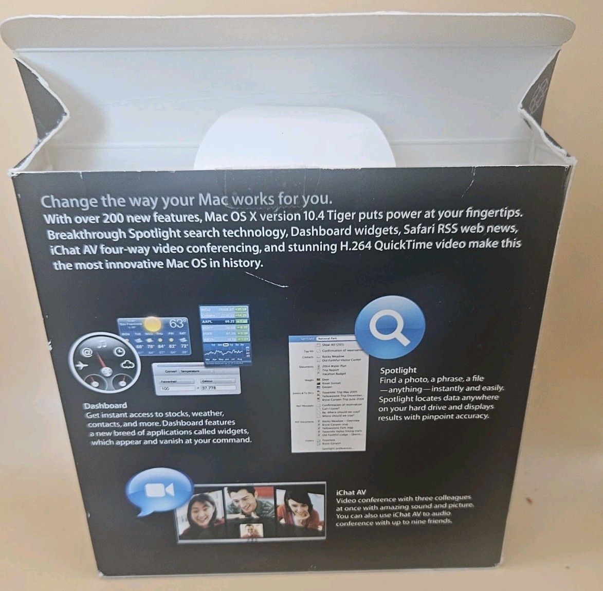 Boxed Apple Mac OS X 10.4 Tiger (MA453Z/A)