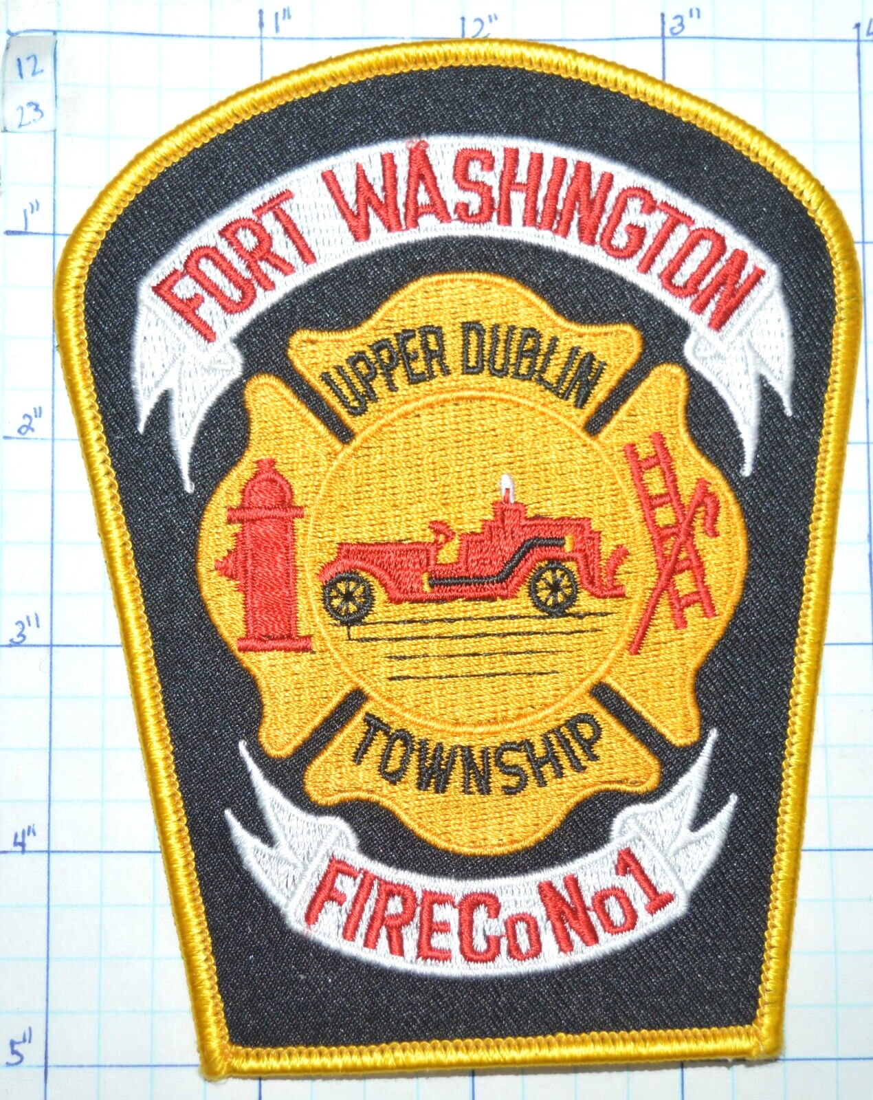 PENNSYLVANIA, FORT WASHINGTON UPPER DUBLIN FIRE CO. NO. 1 PATCH