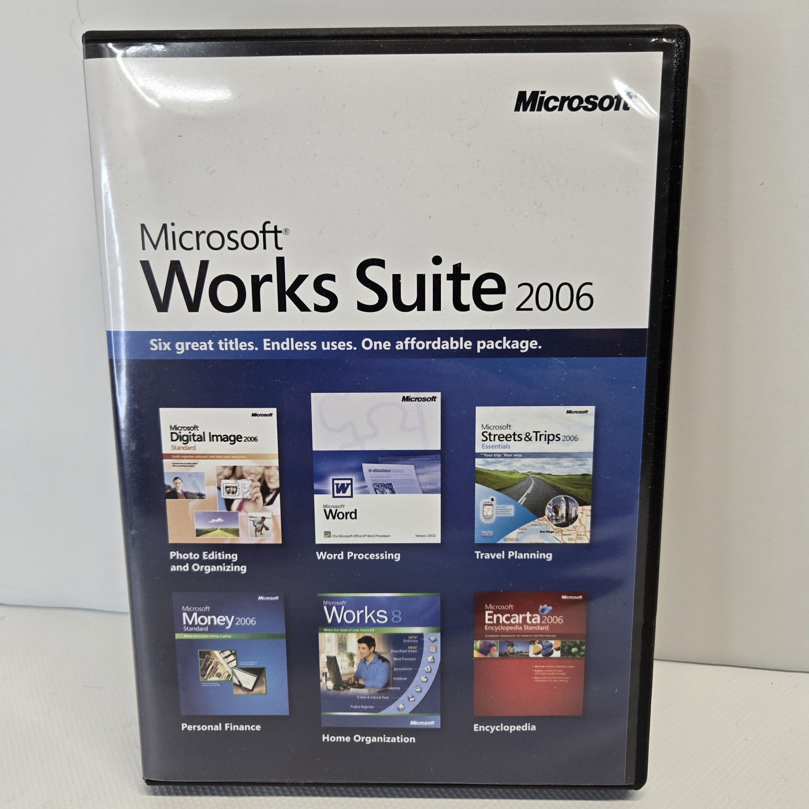 Microsoft Works Suite 2006, COMPLETE /w All 5 Discs and Product Key