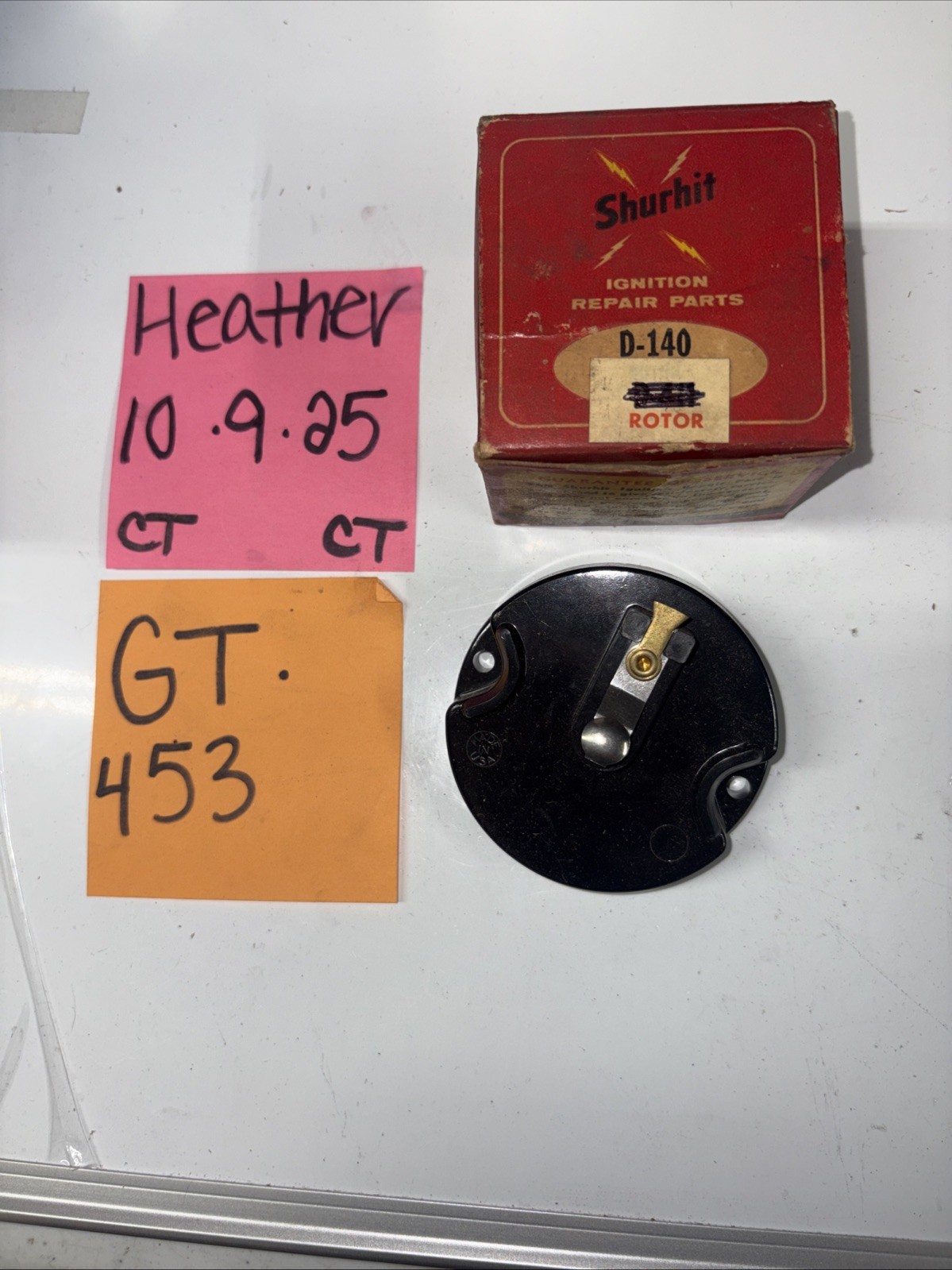 New Old Stock Shurhit Ignition Repair Parts Part Number D-140 Ignition Rotor