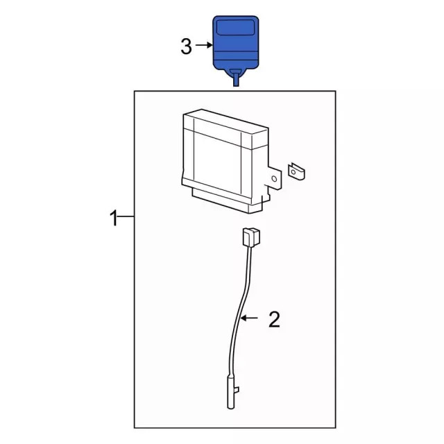 Genuine Ford Keyless Entry Transmitter 8L3Z-15K601-B