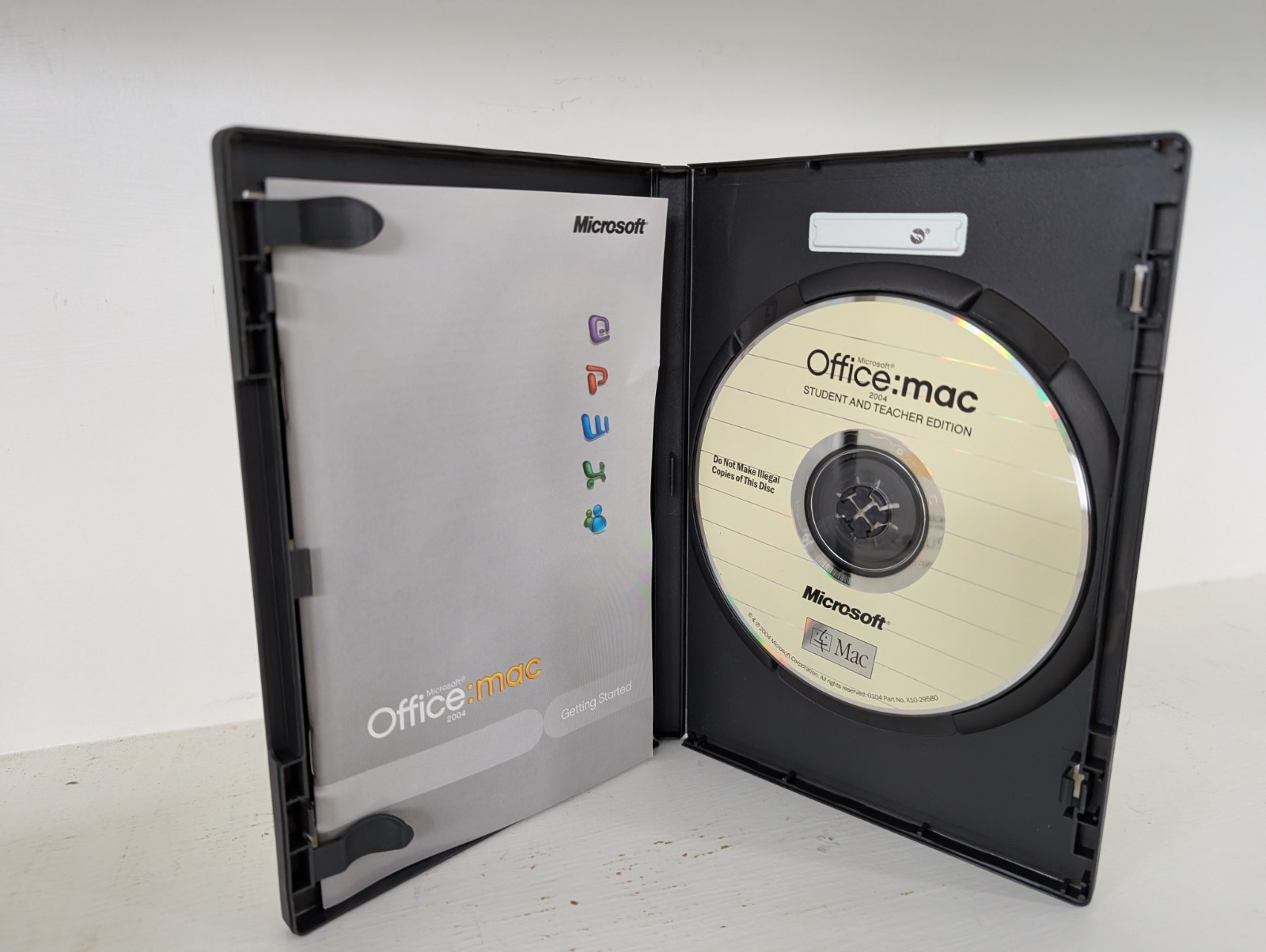 MICROSOFT OFFICE MAC 2008 WITH EXPRESSION MEDIA IN BOX + 2004 Office Student Ed