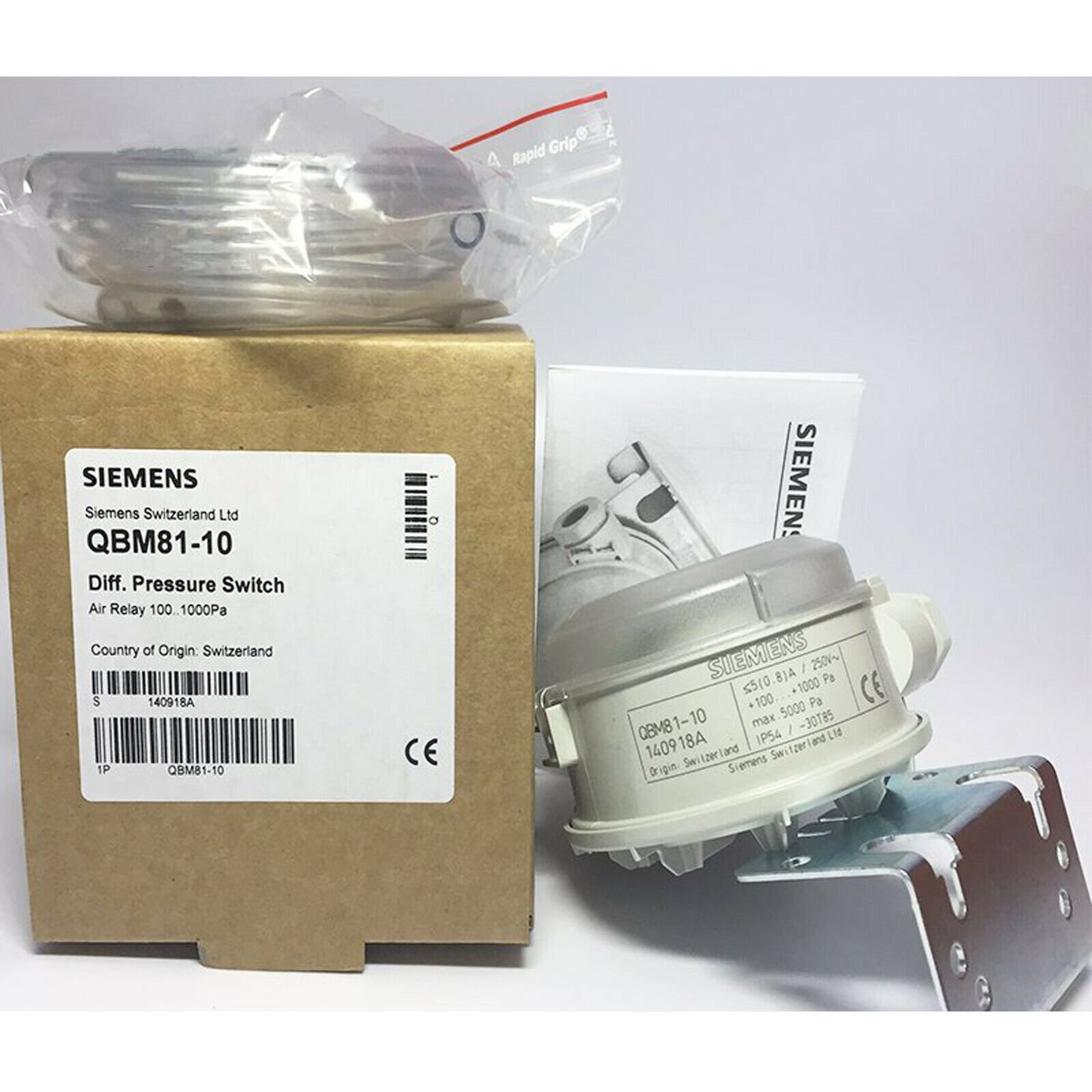 1PC New Siemens QBM81-10 QBM8110 air Channel Differential Pressure Switch