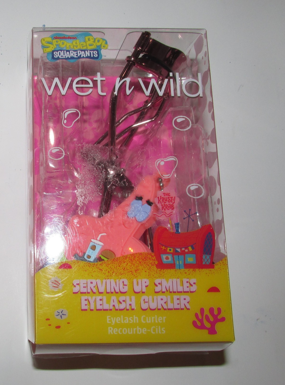 Wet n Wild SpongeBob Serving Up Smiles Patrick Eyelash Curler BRAND NEW