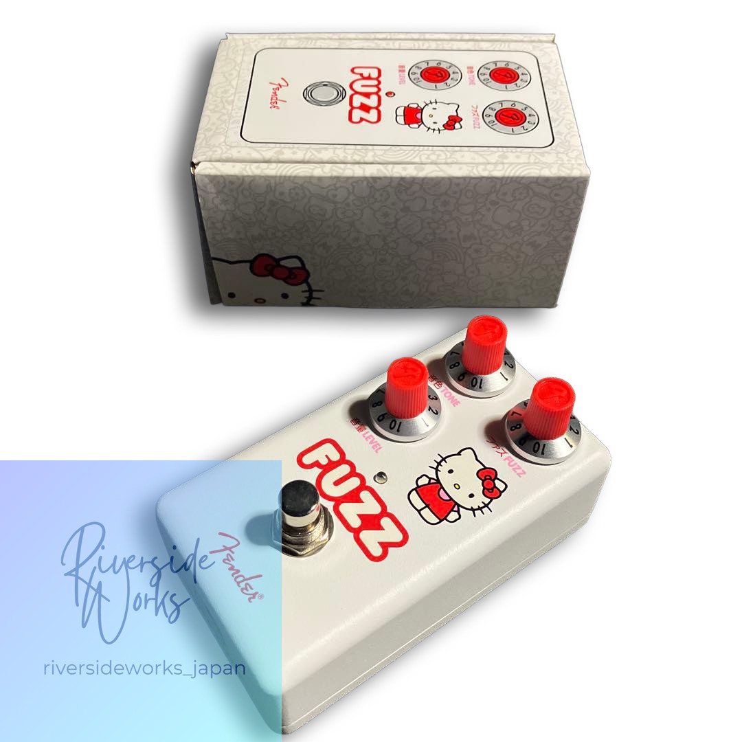 Fender x Hello Kitty Fuzz Pedal WHITE New