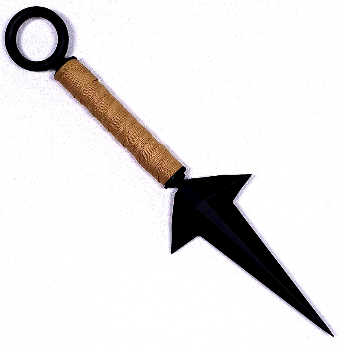 Naruto Fixed Blade 11" Replica Kunai Minato Namikaze Ninja Wrapped Handle Metal