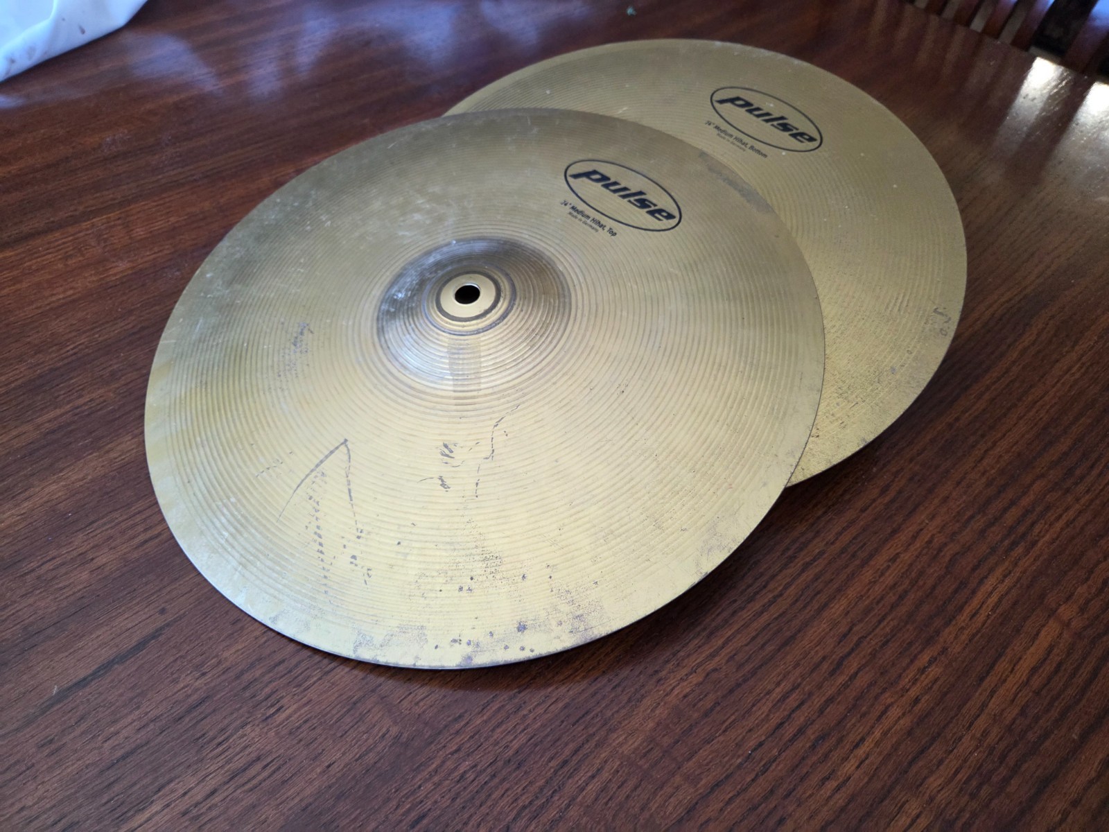 Pulse Medium 14” Hi Hat Cymbals - Made in Germany