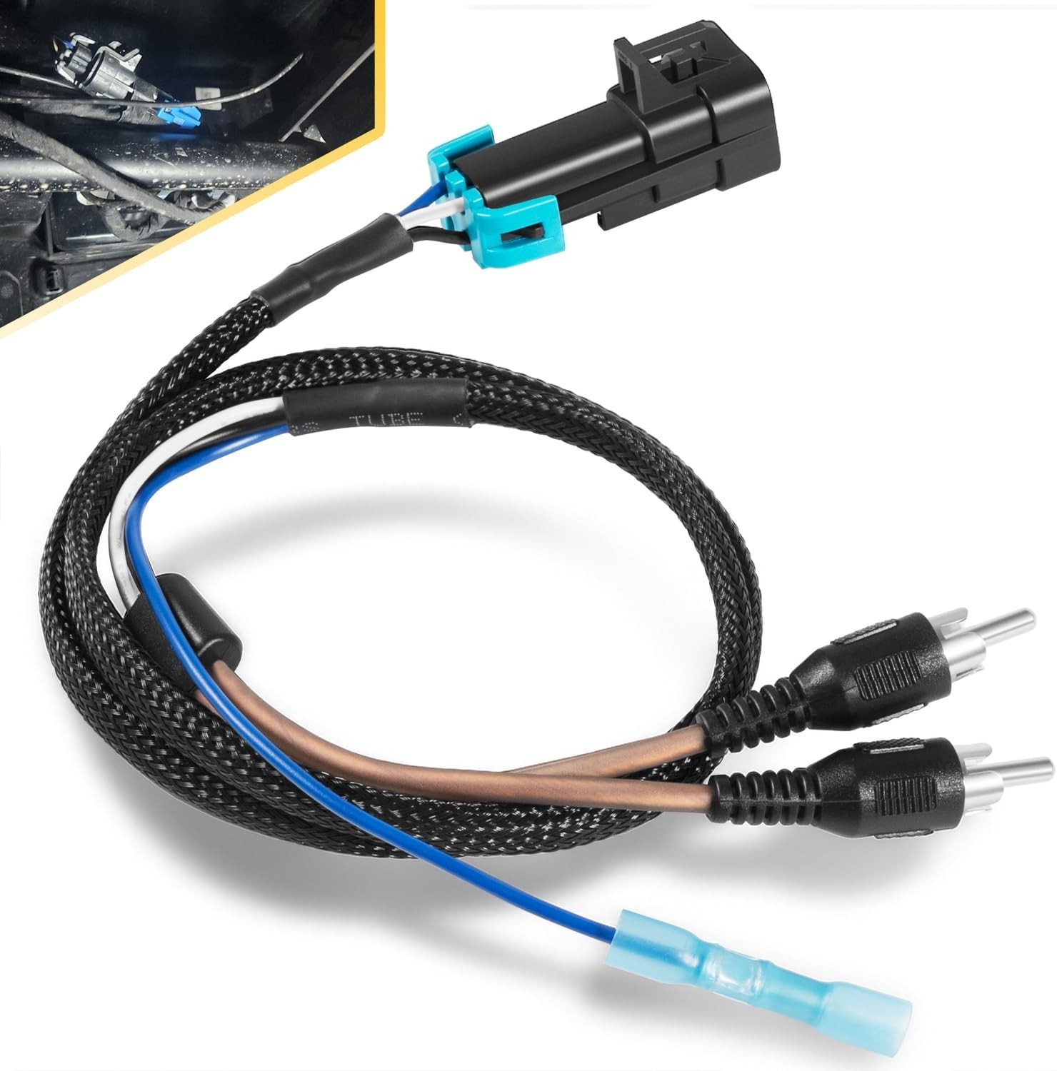 For RZR Pro Series Add a Subwoofer for Ride Command RCA Output & Remote Wire