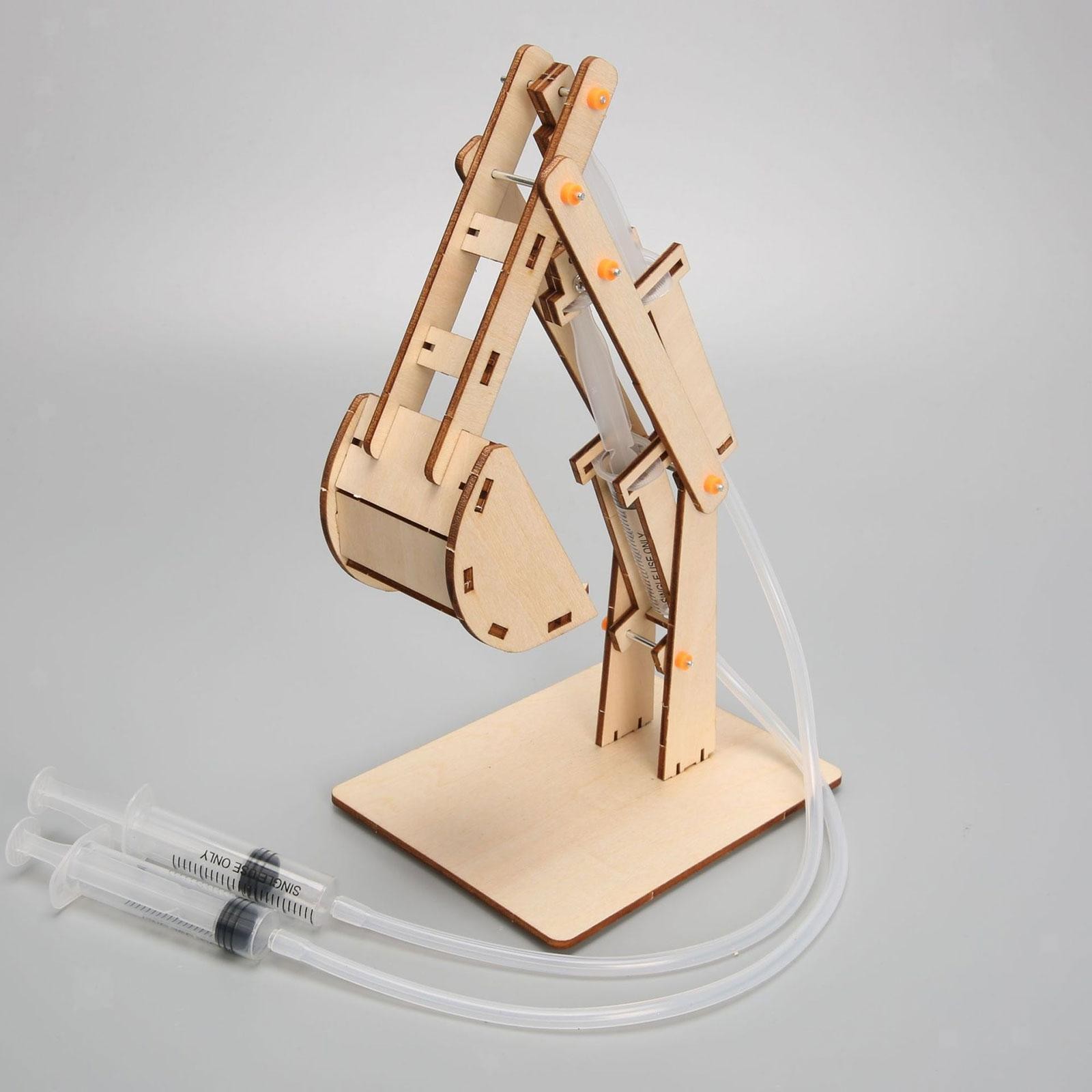 Science Experiment Project Hydraulic Excavator Develops Motor Skills Hands on