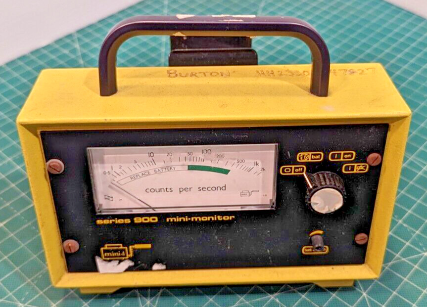 Series 900 Mini-monitor G-M Tube Verified, and GUARANTEED No Probe
