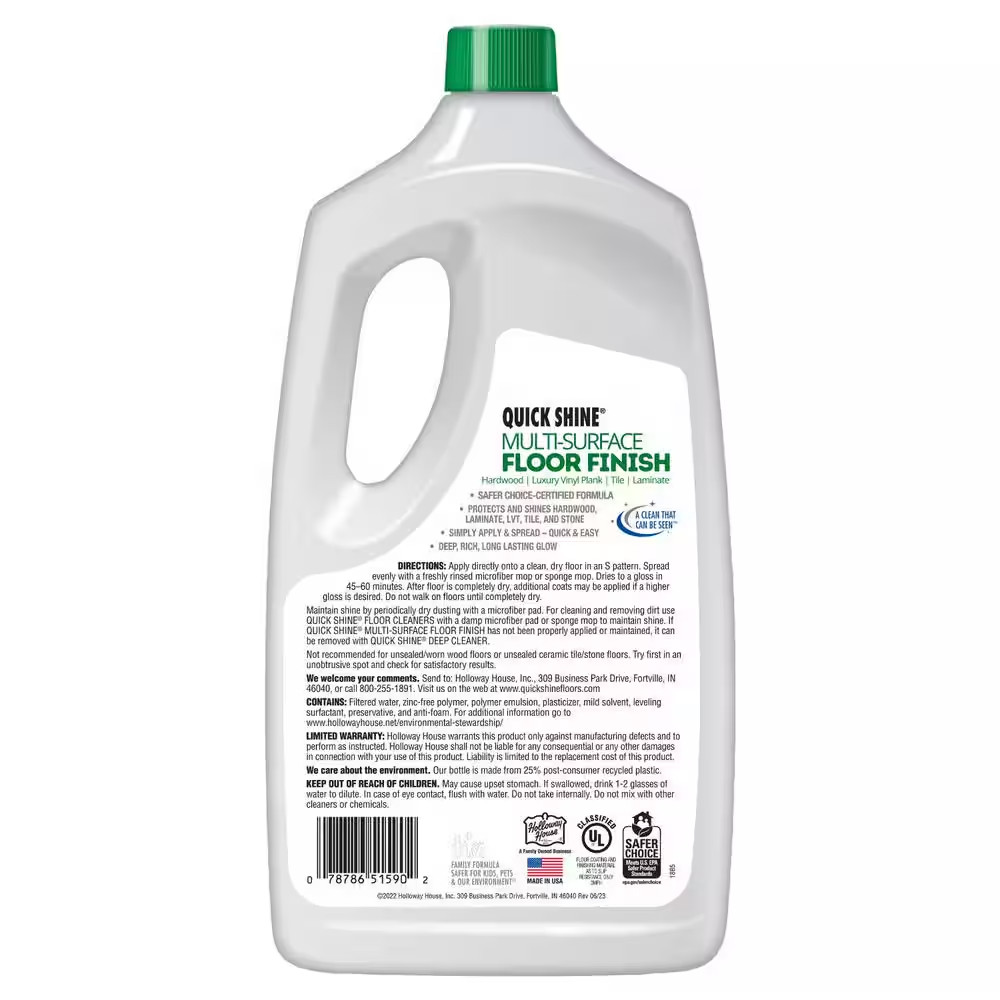 64 Oz. QUICK SHINE Floor Finish