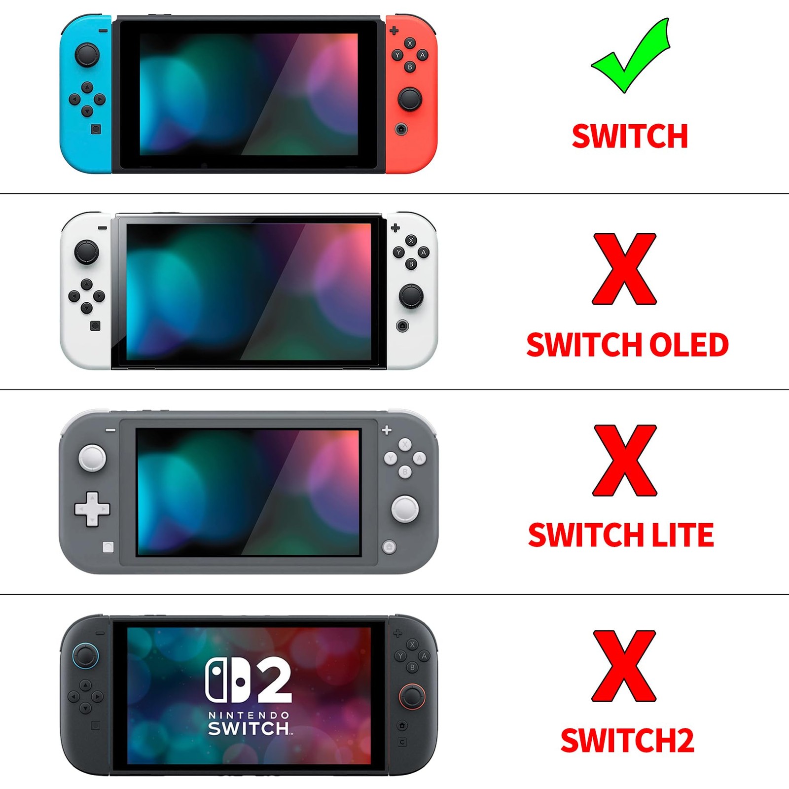 PlayVital Protective Case Protector for Switch - Hard Shell, Heaven Blue