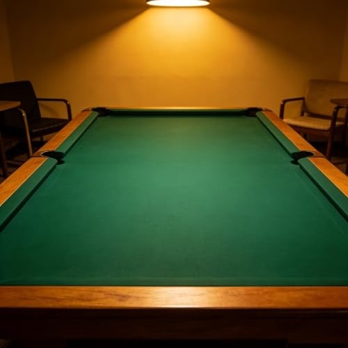 Pool Table Cloth Replacement—Billiard Felt with 6 Rail Strips—Pre 7ft Green