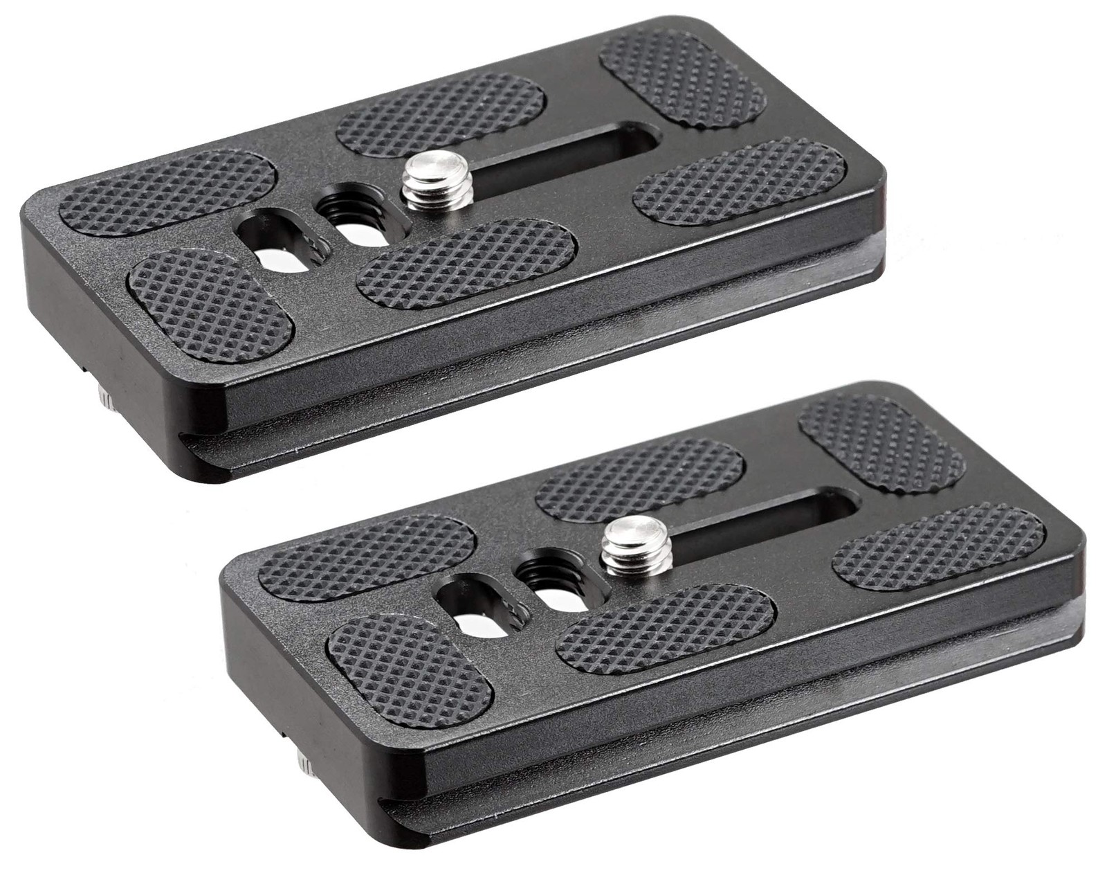 (2 Packs) Fotasy 70mm Arca Swiss Plate, 70 mm QR Quick 55mmS, Black