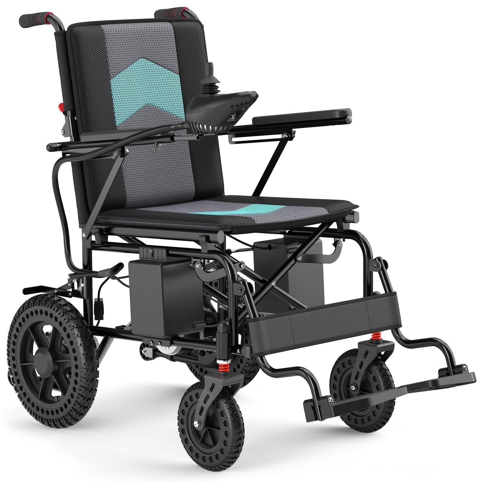 Foldable Intelligent Electric Power Mobility Wheelchair Power All Terrain