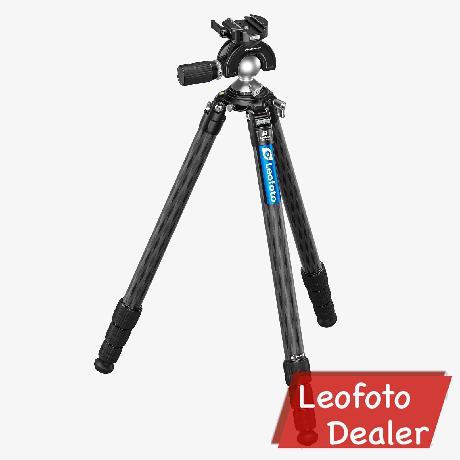 Leofoto LM-324CLX+MH-50LRC Tripod 75mm Outdoor Shooting Set with BallHead