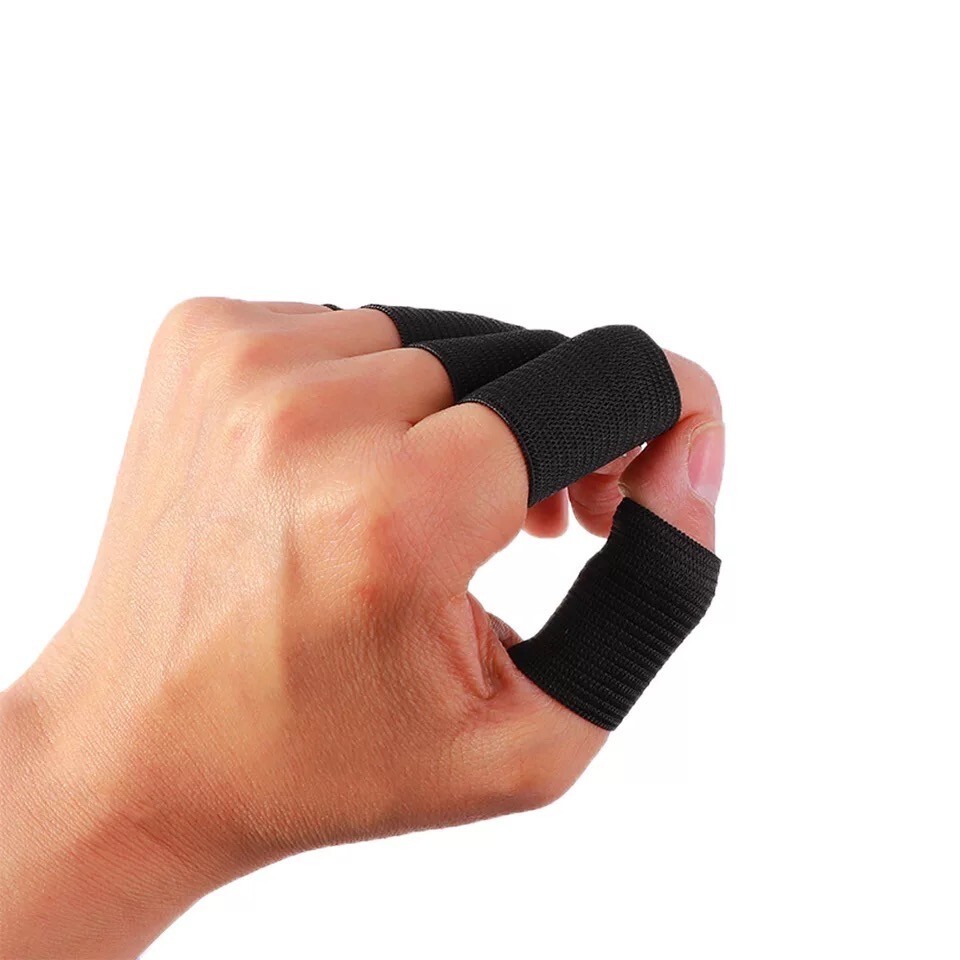 10 Finger Sleeves Compression Protector Elastic Fiber Support Pain Management