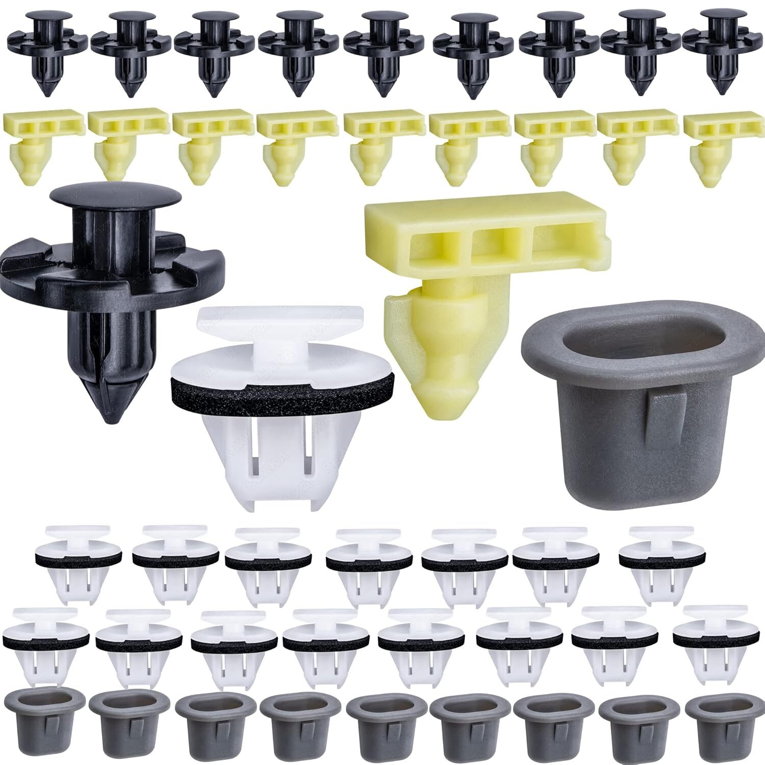 45pcs Wheel Well Opening Moulding Clip Fender Flare Retainer Grommet Fits Nissan
