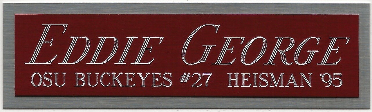 ANY OHIO STATE BUCKEYES OSU PLAYER NAMEPLATE FO AUTOGRAPHED Signed FOOTBALL ITEM