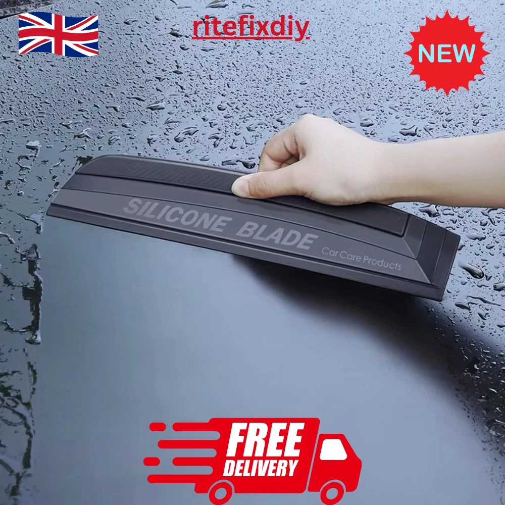 Non-Scratch Soft Silicone Handy Squeegee Car wrap tools Water Window Wiper Dryin