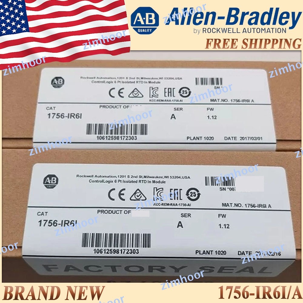 Sealed AB 1756-IR6I / A ControlLogix 6 Pt Isolated RTD In Module
