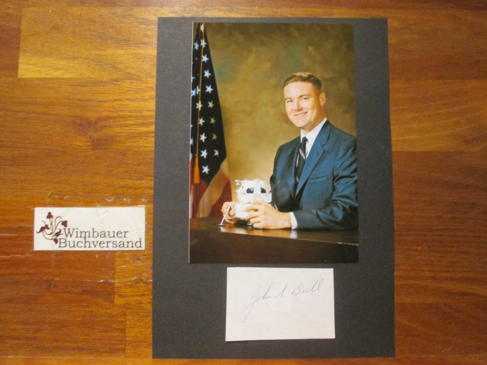 Original Autograph John Bull NASA Astronaut /// Autograph Autograph Signed Sig