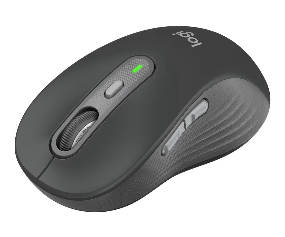 Logitech Signature plus M750 L Wireless Mouse - for Large Hands, Smartwheel, Blu