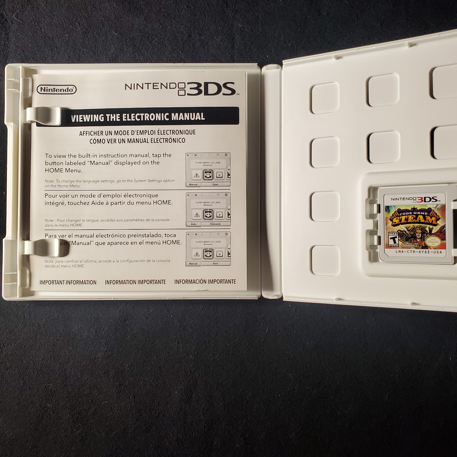 Code Name: S.T.E.A.M. (Nintendo 3DS, 2015)
