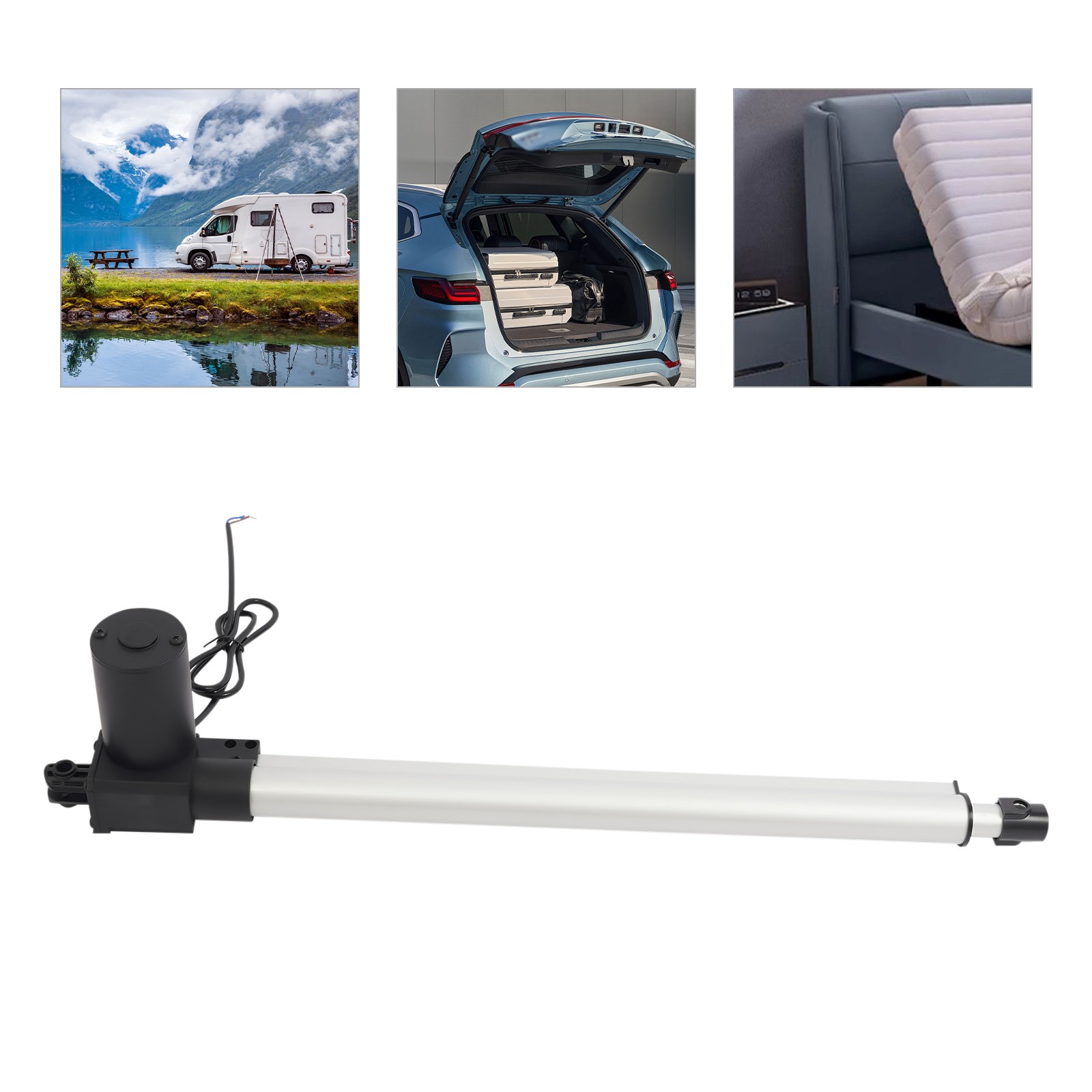 6000N Electric Linear Actuator Cylinder Lift Stroke 20" 12V for Massage Chair