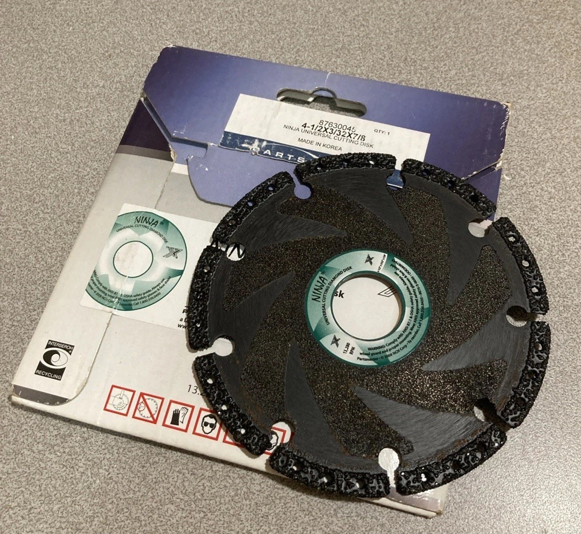 Diamond Saw Blade 4.5 Inch Cutting Disc Ninja Universal Cutting Diamond Disk