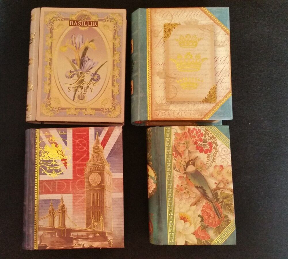 Four little Book Boxes