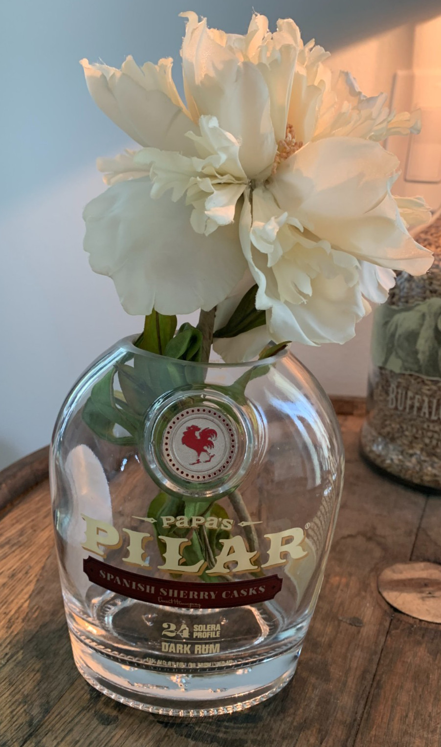 Papa's Pilar Ernest Hemingway Rum Cut Bottle 750 ml 24 Year Dark Vase