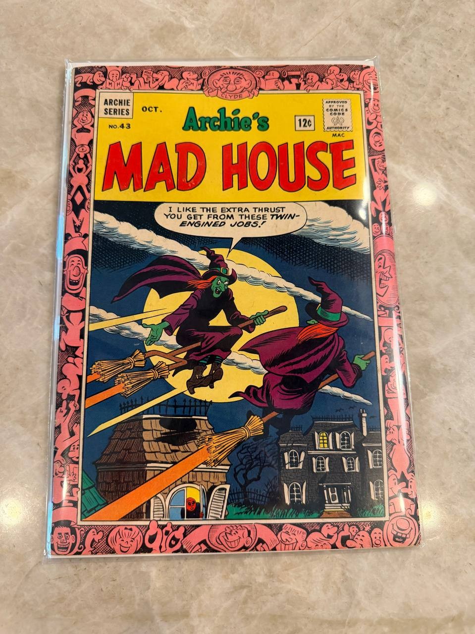Archies Mad House #43 1965 Archie Silver Age F-VG Witches Halloween