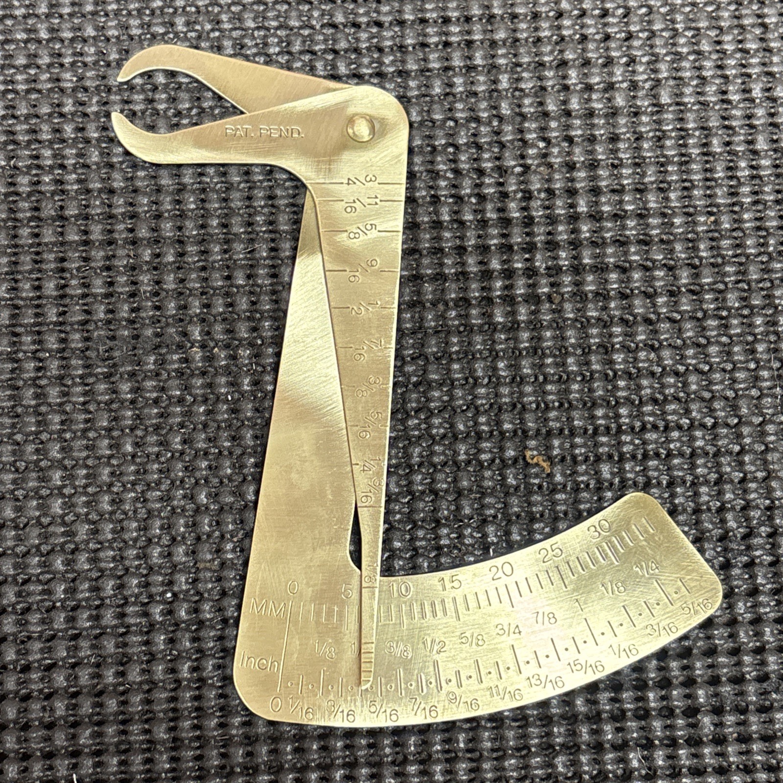 Vintage Brass “ Gauge It “ Caliper Micrometer