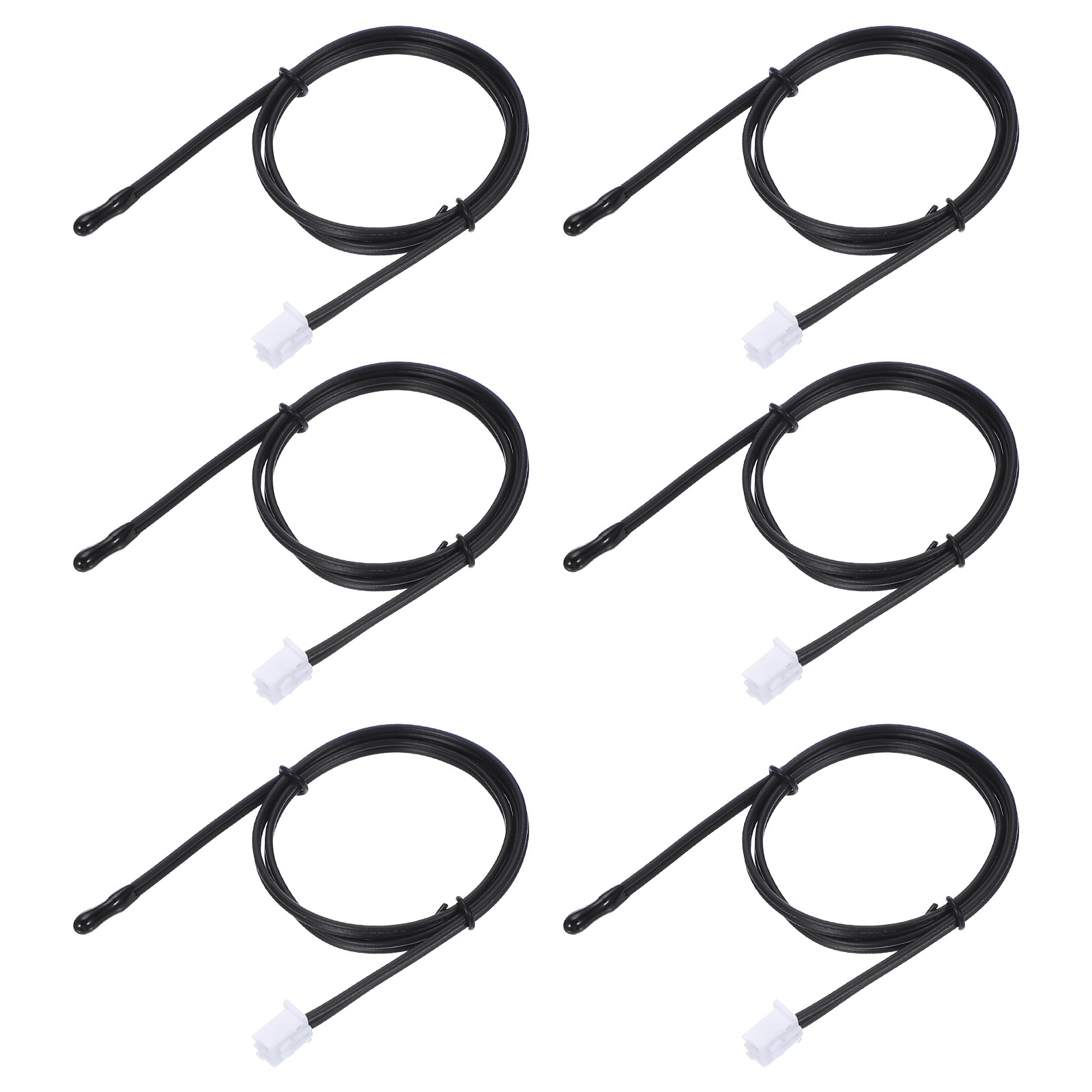 6 Pcs 5K 15.7" 3950 Epoxy Temperature Sensor Probe for Air Conditioner