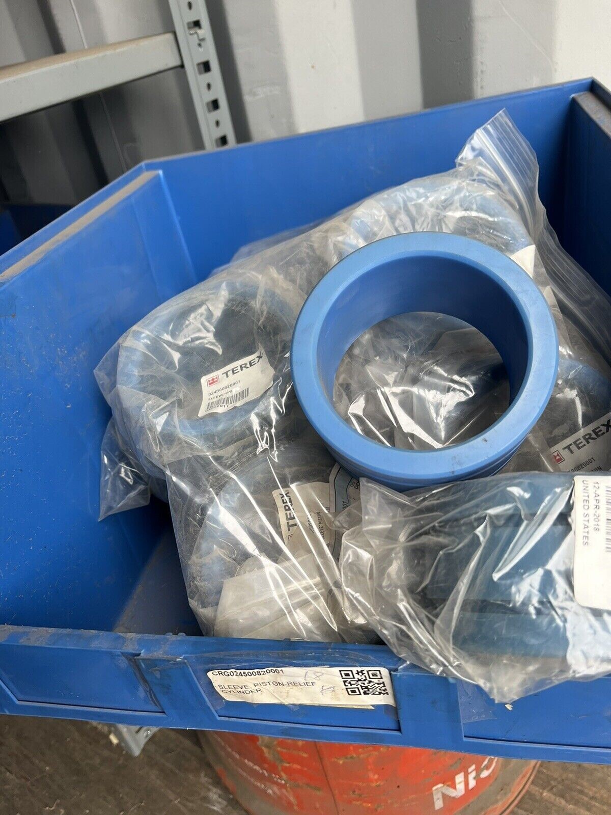 Terex Cedarapids EL-JAY JCI Piston Relief Cylinder Sleeve Part 024500820001