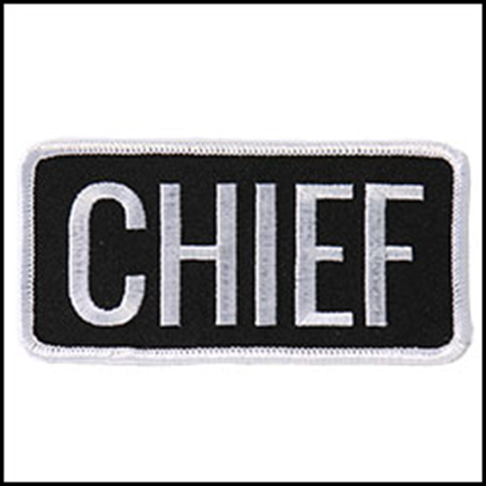 Chief  Patch  IRON ON 4 inch MC BIKER PATCH