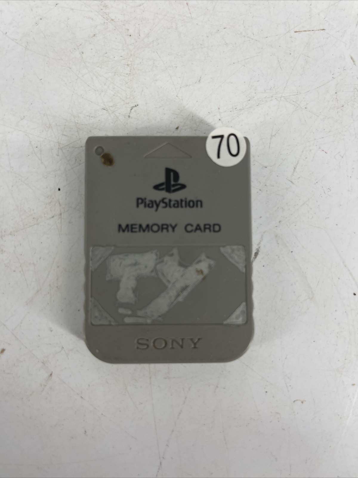 OEM Playstation Memory Card SCPH-1020 USED UNTESTED