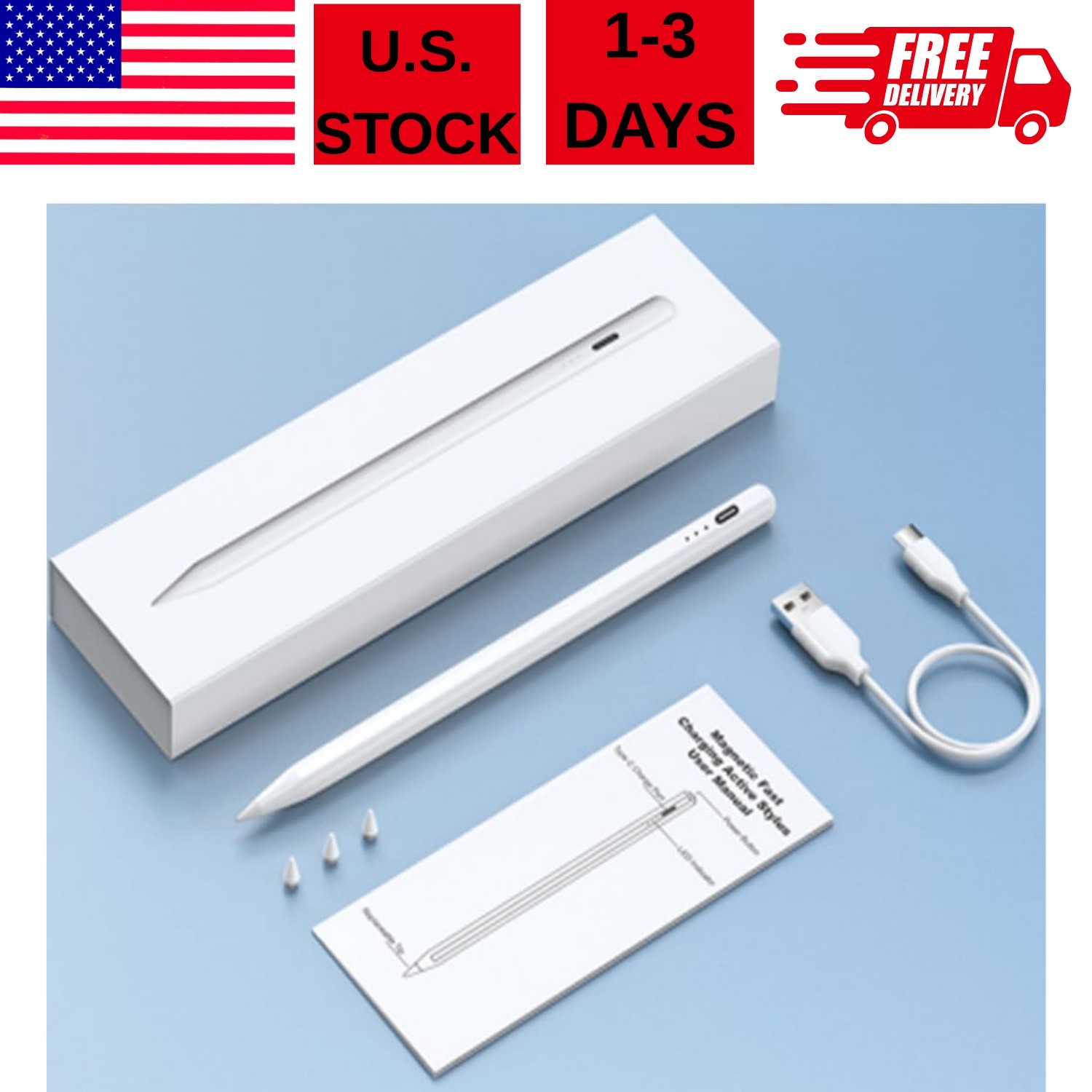 Apple Pencil 10th Generation Stylus Pen for iPad/iPad Air/iPad Pro/iPad mini