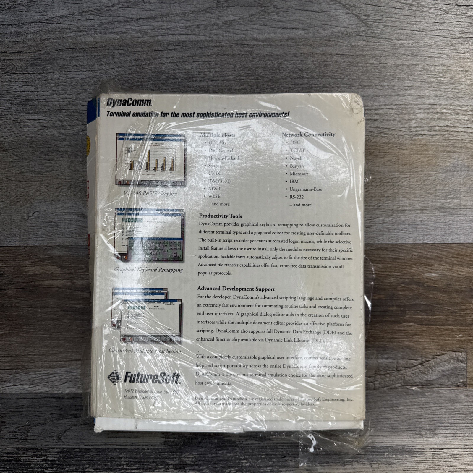DynaComm Terminal Emulation Software For Windows - FutureSoft - New, Open Box