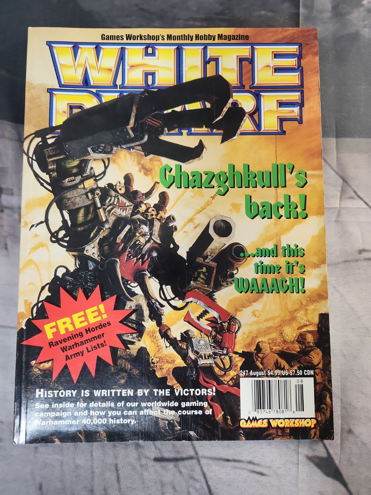 White Dwarf Magazine Lot Issues 240- 249